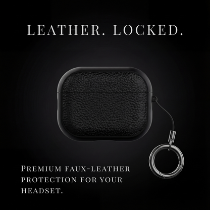 LeatherGuard™ Case Cover : Faux-Leather Shield for Bluetooth Headset Protection