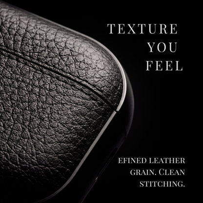 LeatherGuard™ Case Cover : Faux-Leather Shield for Bluetooth Headset Protection