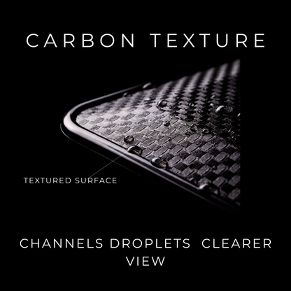 Viseras de espejo RainHalo: protección contra la lluvia para retrovisores transparentes 