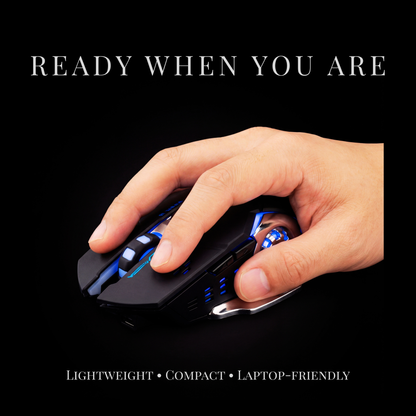 Wireless 2.4GHz Mouse (1600 DPI, 7 Buttons)